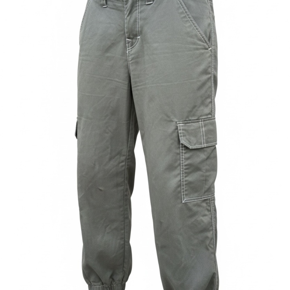 Women’s True Religion Bobby Baggy Cargo Pants Military Green Sz 29